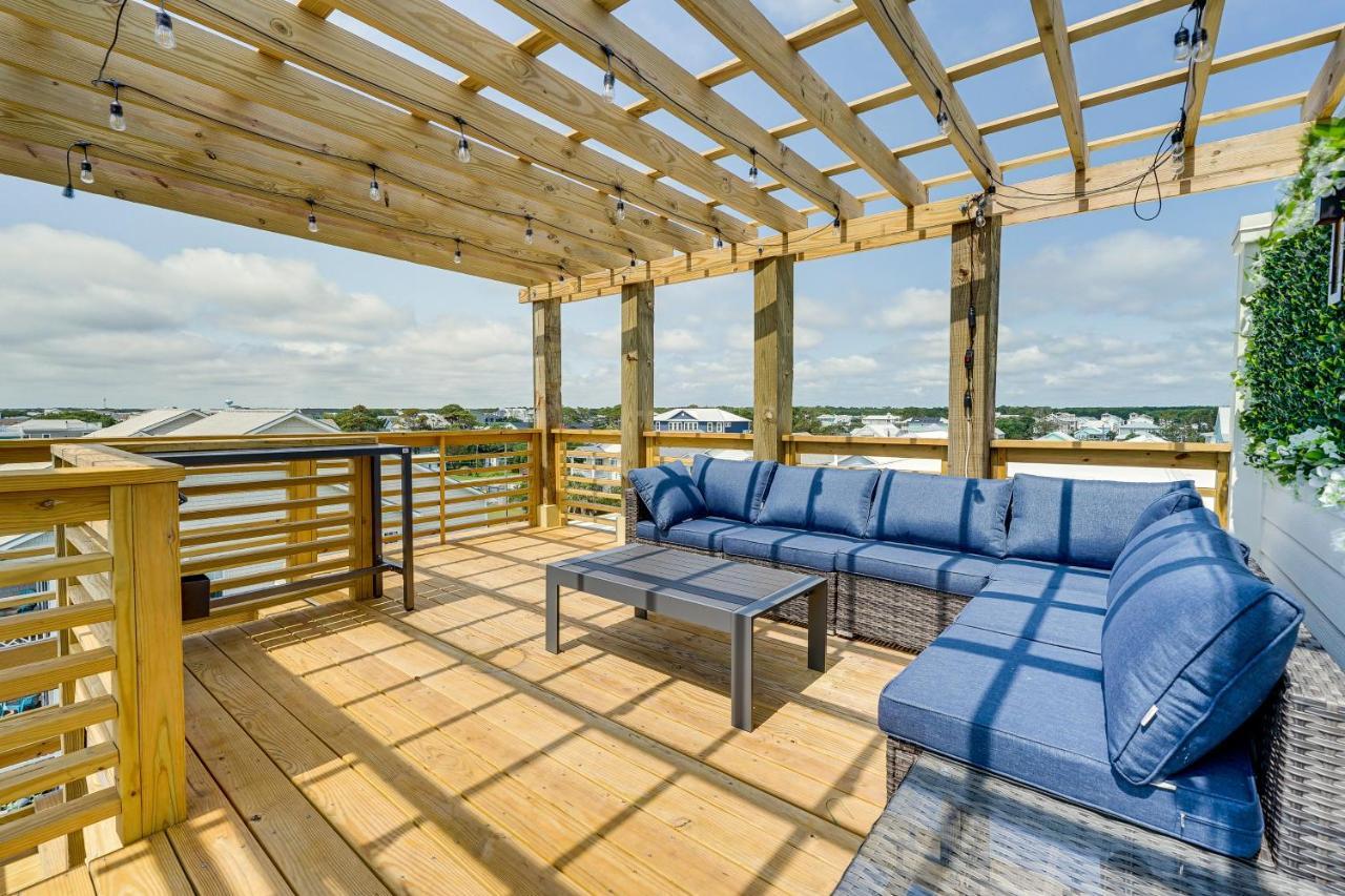 Carolina Beach Vacation Rental With Rooftop Terrace Zewnętrze zdjęcie